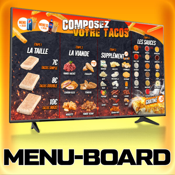 Menu Board Digital